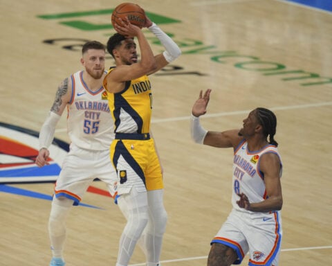 Pacers' Haliburton plays through lower leg injury in Game 5 loss to Thunder in NBA Finals