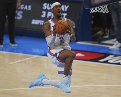 Game 5: Williams scores 40 points and Thunder win 120-109 for a 3-2 NBA Finals lead over Pacers