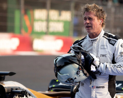 Brad Pitt had no trouble driving ‘F1’ race cars. Off screen, he just tries to be ‘calm in traffic’