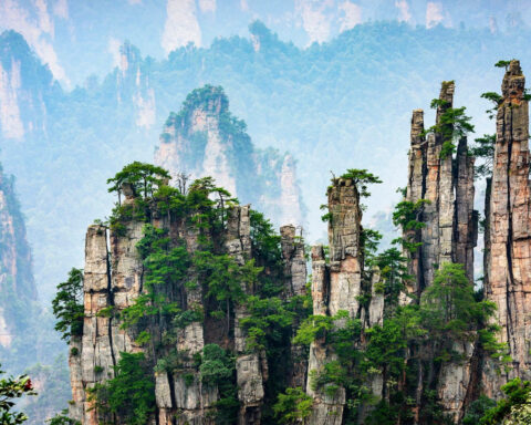 Viral videos prompt mass cleanup of caves near China’s famed ‘Avatar’ mountains