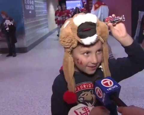 Fans celebrate Florida Panthers’ second consecutive Stanley Cup with merchandise