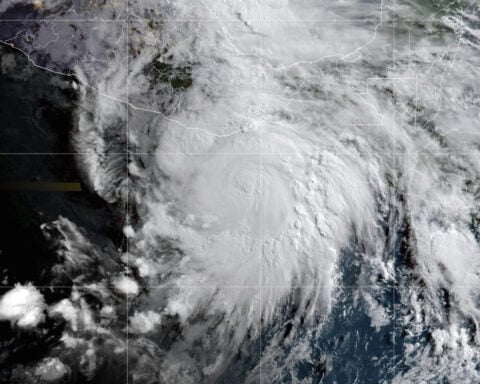 Hurricane Erick is nearing Mexico's Pacific coast and threatens to bring flooding and mudslides