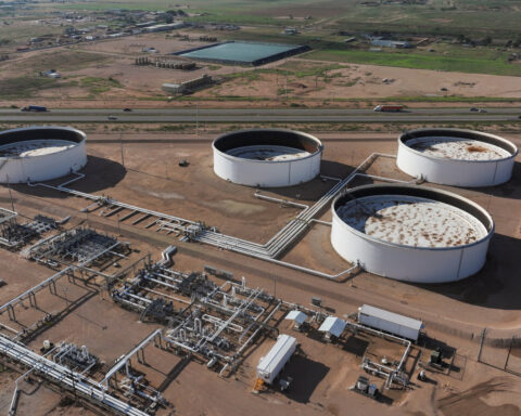 US crude stockpiles slump, products build, EIA says