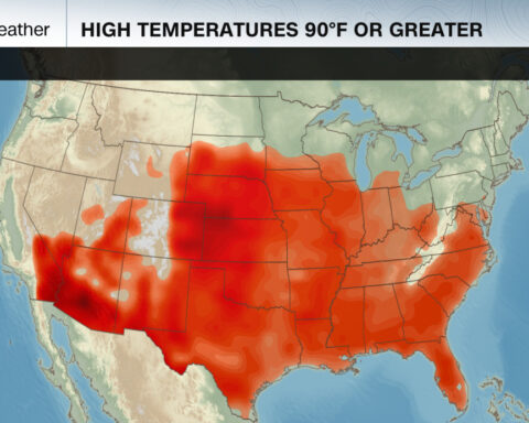 A potent heat dome will send temperatures into the triple digits
