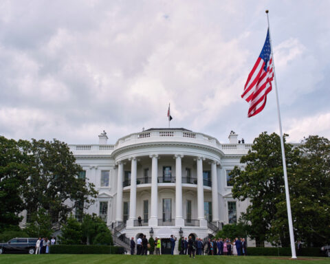 Trump remakes the White House with new flagpoles