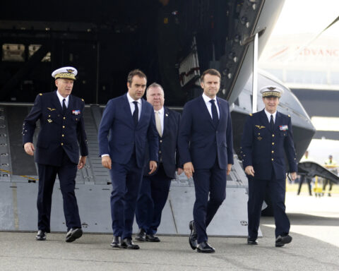 Macron challenges Europe to rival US, China in space