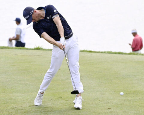 Scheffler part of 3-way tie for lead at Travelers with Fleetwood and Thomas