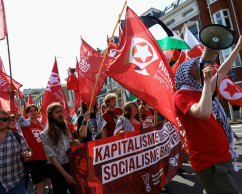 Hague NATO summit protest shifts focus to Iran