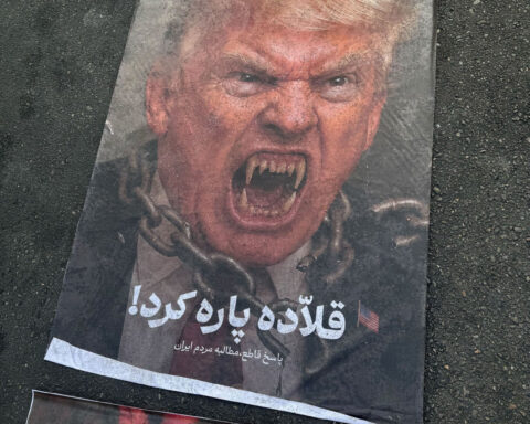 Iranians demonstrate against US strikes