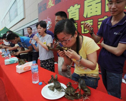 China tries to shift appetite for extreme eating shows