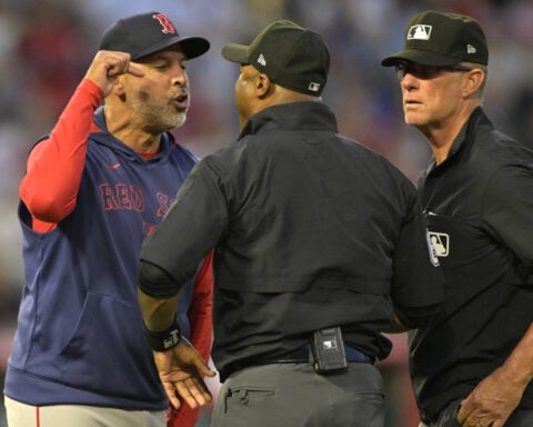 Red Sox manager Alex Cora ejected after another shaky start by Walker Buehler in loss to Angels