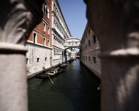 Bezos' Venice wedding party moved to isolated area on security concerns