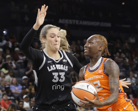 A'ja Wilson scores 22, becomes fastest in WNBA history to 5,000 points as Aces beat Sun