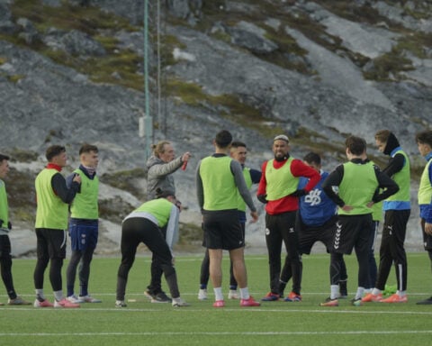 In Greenland, the 24-hour summer sun means it's soccer season