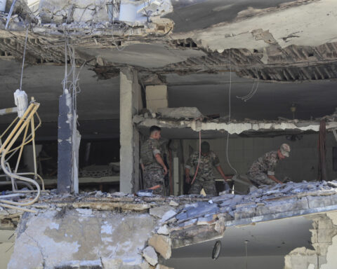 1 killed and 11 wounded in intense Israeli strikes on south Lebanon