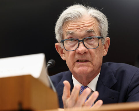 Powell reiterates Fed will wait for more data before cutting rates