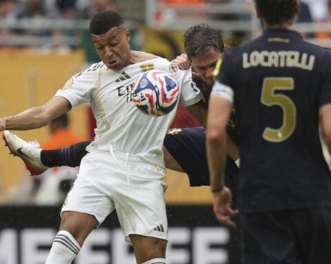 Kylian Mbappé makes his Club World Cup debut in Real Madrid's win over Juventus