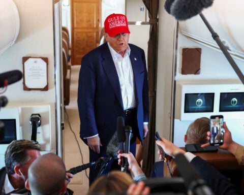 What's that smell? Trump unveils new fragrances with his name as the brand