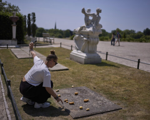 Tourists leave potatoes on Frederick the Great's grave. They're perpetuating a German myth
