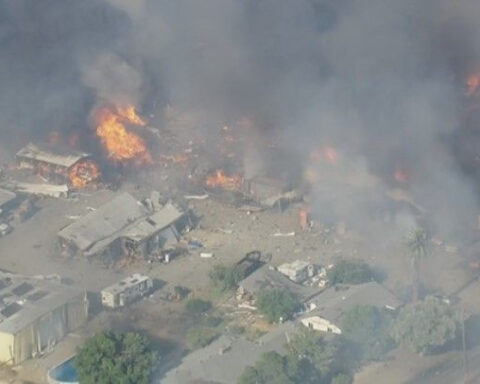 Explosions at California fireworks facility cause fire in town of Esparto