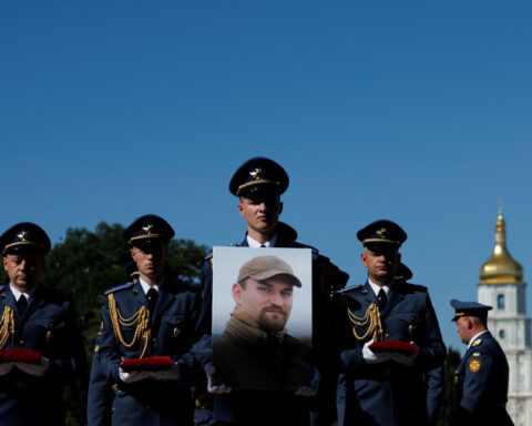 Death of Ukrainian F-16 pilot highlights perils of air defence, commander says