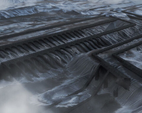 An ambitious vision of a city built from lava