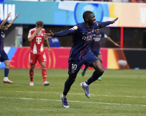 Doué and Dembélé score for PSG in 2-0 quarterfinal win over Bayern Munich at Club World Cup