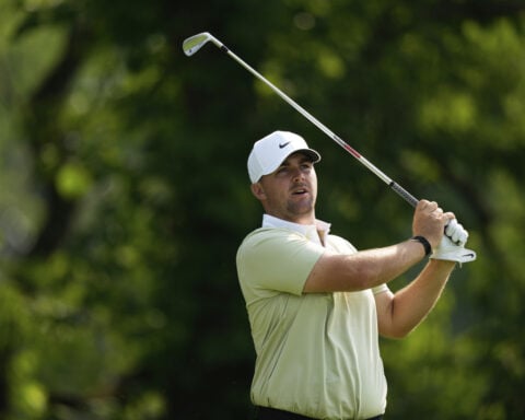 Chris Gotterup pounds his way to a 61 and leads the Scottish Open