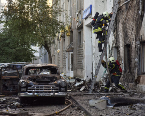 Russia's drones and missile barrage targets Ukraine's west, kills two