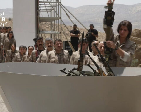 Turkish president hails the start of disarmament by militant Kurdish separatists