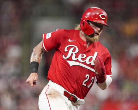 Reds' Jake Fraley has a partially torn labrum that he will attempt to play through this season