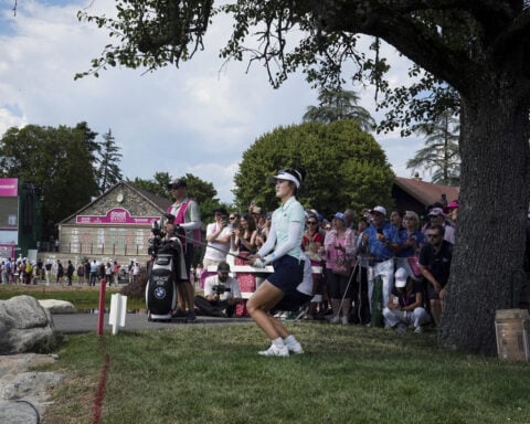 Grace Kim with a stunning finish wins Evian Championship for her first major