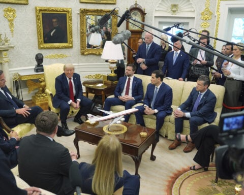 The Latest: Mike Waltz faces questions at Senate hearing for new UN job