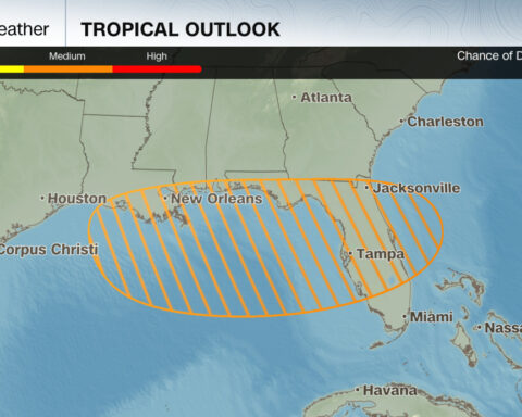 A tropical system poses serious flood risk to Louisiana and the Gulf Coast