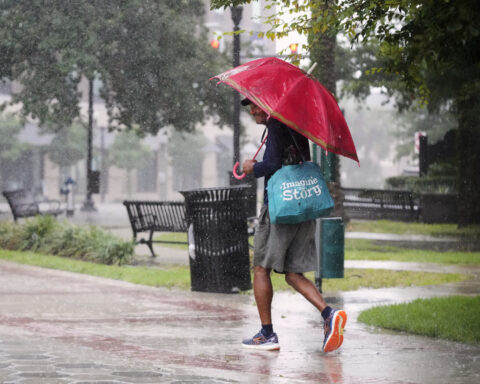 System over Florida has potential to develop into tropical depression, weather service says