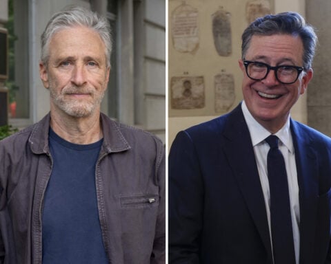 The Paramount comics, Colbert and Stewart, are sharp critics of the '60 Minutes' deal