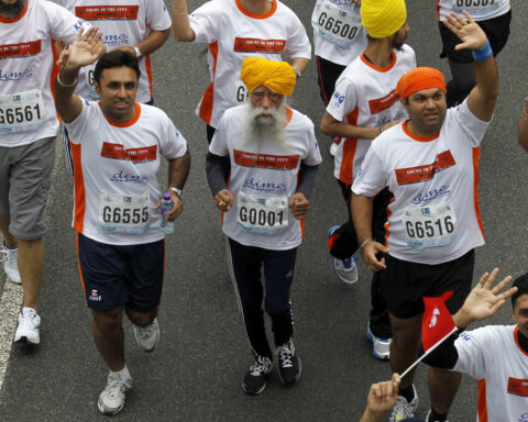 World's oldest marathon runner, Fauja Singh, dies at 114 after being hit by a car