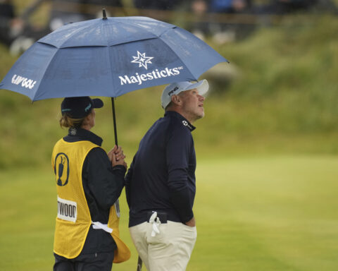 Phil Mickelson and Lee Westwood lead surprising days of the 'older gentlemen' at British Open