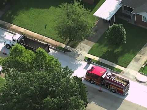 Several homes evacuated, part of road closed due to gas leak in Norman