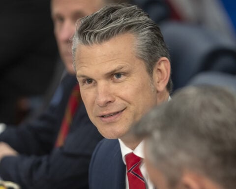Hegseth tells lawmakers about plan to detain immigrants at bases in Indiana and New Jersey
