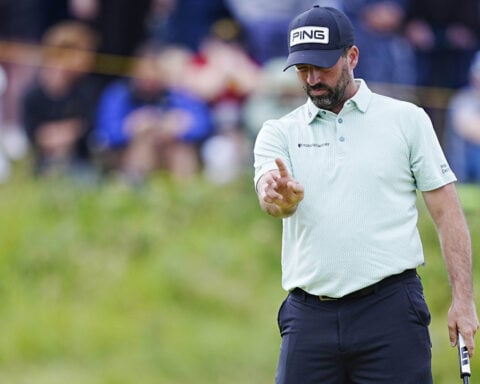Parry makes the first hole-in-one at this year's British Open