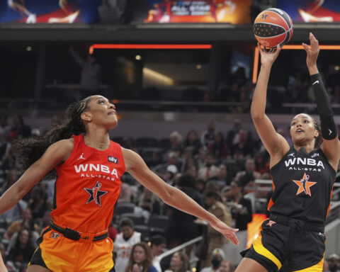 Napheesa Collier's record-breaking performance leads her team to victory in WNBA All-Star Game