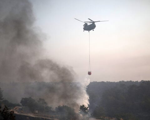 Two dead, homes burn in massive wildfire in Cyprus