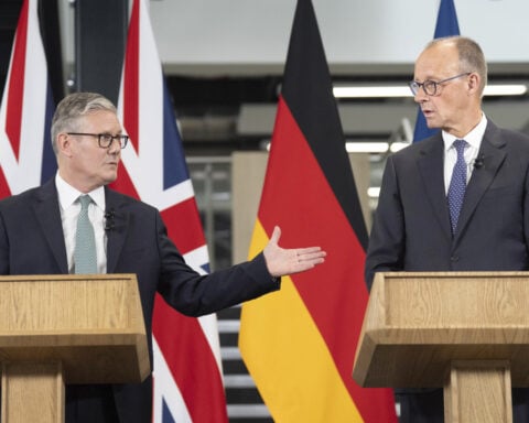UK, French and German leaders press Israel over Gaza aid after Macron backs a Palestinian state