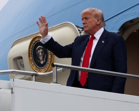 Trump arrives in Scotland for golf and bilateral talks as EU trade deal nears