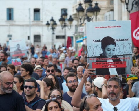 Tunisians protest aginst President Saied, call country an ‘open-air prison’