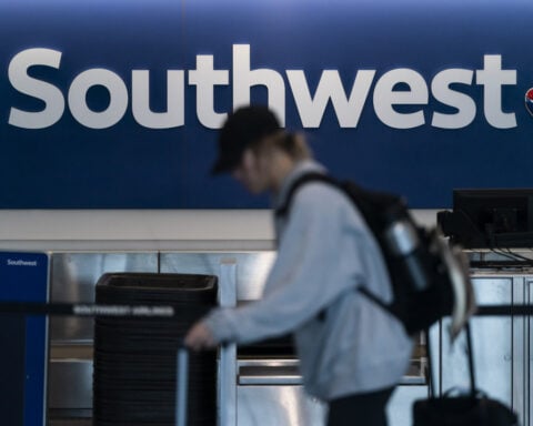 Southwest Airlines flight headed to Las Vegas takes dramatic plunge in response to nearby aircraft