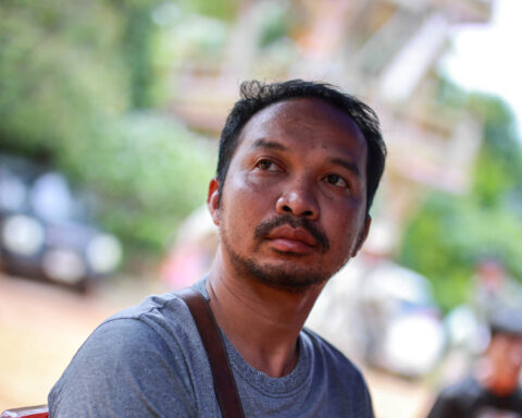 Thai man mourns wife and children killed in shelling near Cambodia border