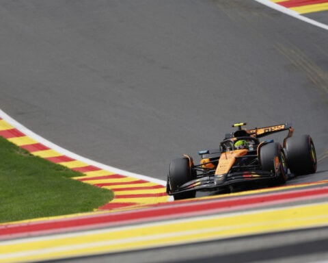 Norris takes pole for F1's Belgian Grand Prix after Verstappen wins sprint