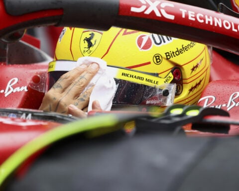 Belgian Grand Prix start delayed after red flag because of heavy rain